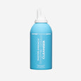 Blue cylindrical bottle with white pump dispenser top labeled "Peter Thomas Roth Water Drench Whipped Cream Cleanser."